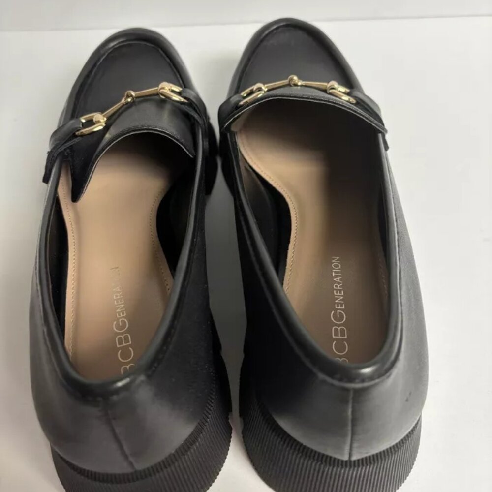 BCGeneration Women’s Raylin, Black Platform Loafers, Size 11 M - Picture 5 of 7